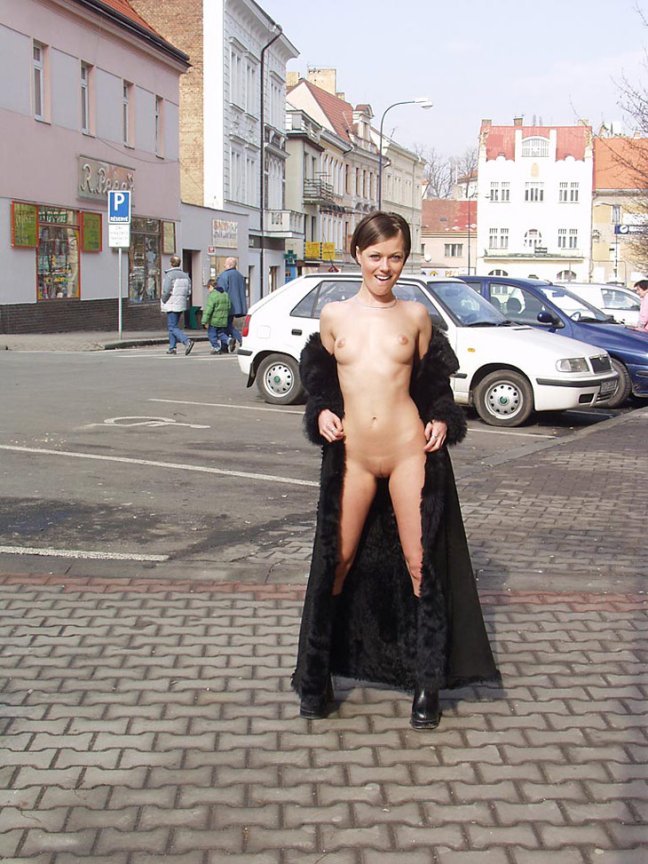 Nude in public