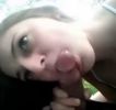 Amateur doing some sneaky outdoor sucking