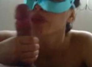 Shy girl giving a BJ, it’s great one!