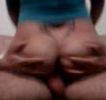She is bouncing on cock on the sofa