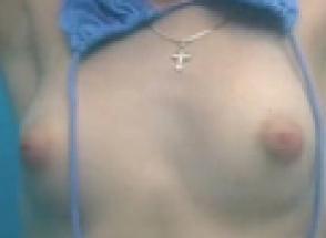 She got nice perky tits