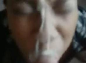 That is a big fucking load of cum, or 4