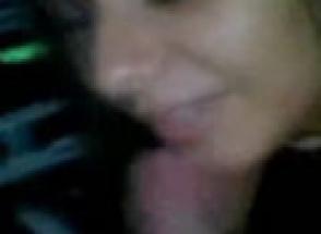 FPS: Hot latina giving a BJ in car